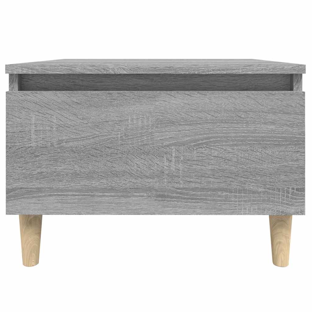 vidaXL Side Table Grey Sonoma 50x46x35 cm Engineered Wood