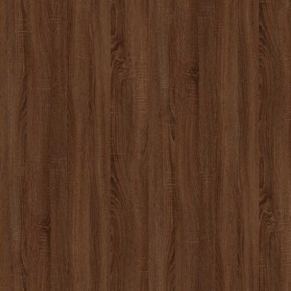 vidaXL Side Tables 2 pcs Brown Oak 50x46x35 cm Engineered Wood