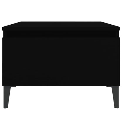 vidaXL Side Table Black 50x46x35 cm Engineered Wood