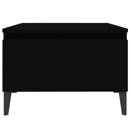 vidaXL Side Table Black 50x46x35 cm Engineered Wood