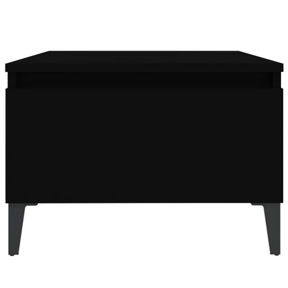 vidaXL Side Tables 2 pcs Black 50x46x35 cm Engineered Wood