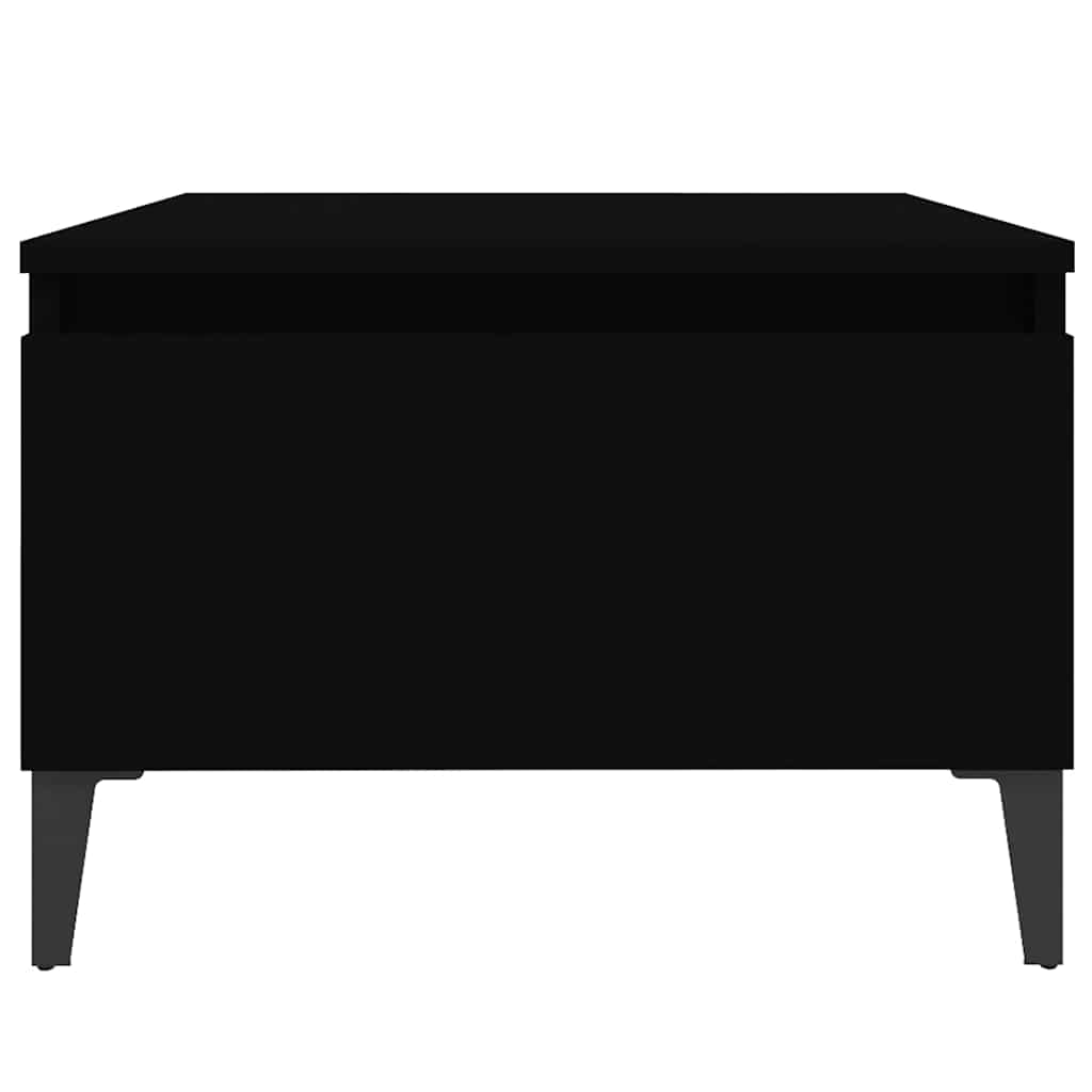 vidaXL Side Tables 2 pcs Black 50x46x35 cm Engineered Wood