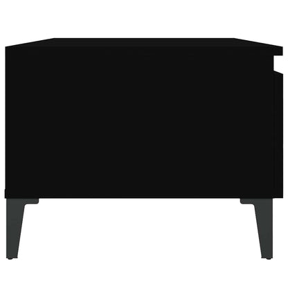 vidaXL Side Tables 2 pcs Black 50x46x35 cm Engineered Wood