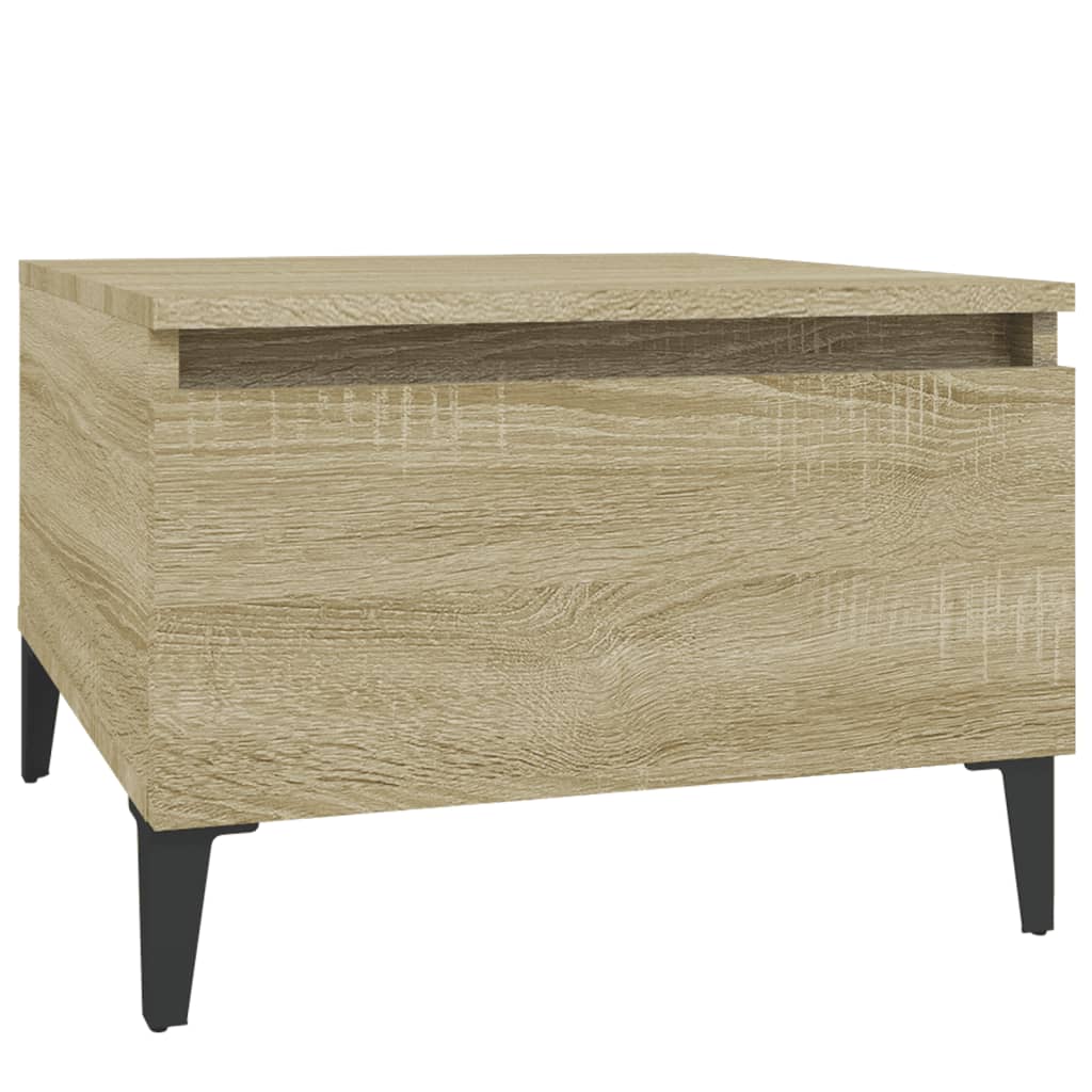 vidaXL Side Table Sonoma Oak 50x46x35 cm Engineered Wood