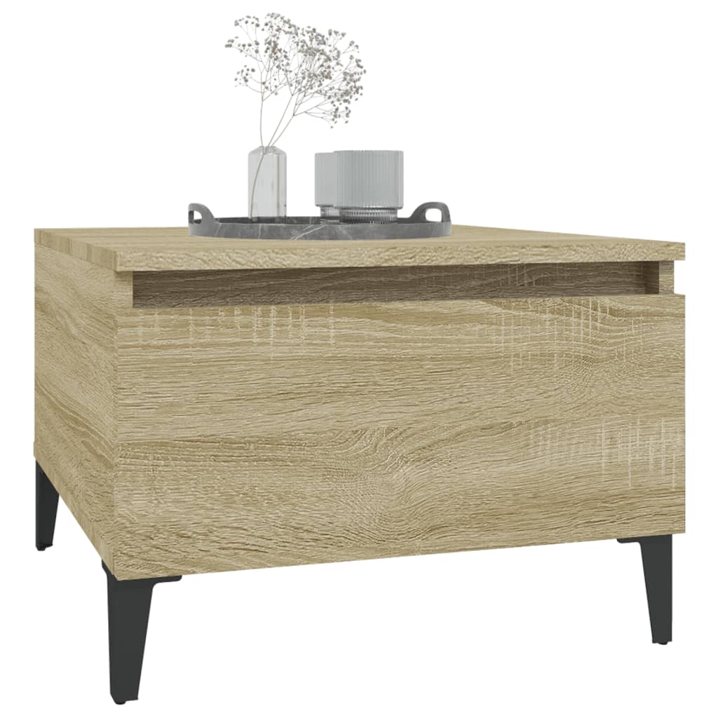 vidaXL Side Table Sonoma Oak 50x46x35 cm Engineered Wood