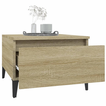 vidaXL Side Table Sonoma Oak 50x46x35 cm Engineered Wood