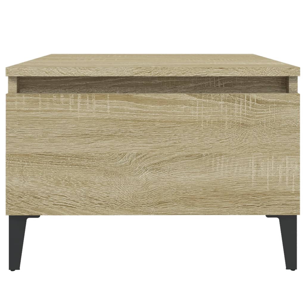 vidaXL Side Table Sonoma Oak 50x46x35 cm Engineered Wood