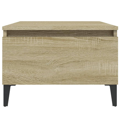vidaXL Side Table Sonoma Oak 50x46x35 cm Engineered Wood