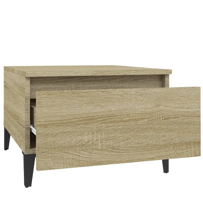 vidaXL Side Table Sonoma Oak 50x46x35 cm Engineered Wood