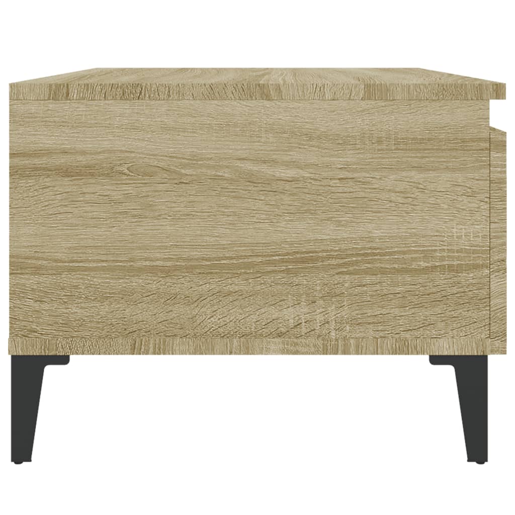 vidaXL Side Table Sonoma Oak 50x46x35 cm Engineered Wood