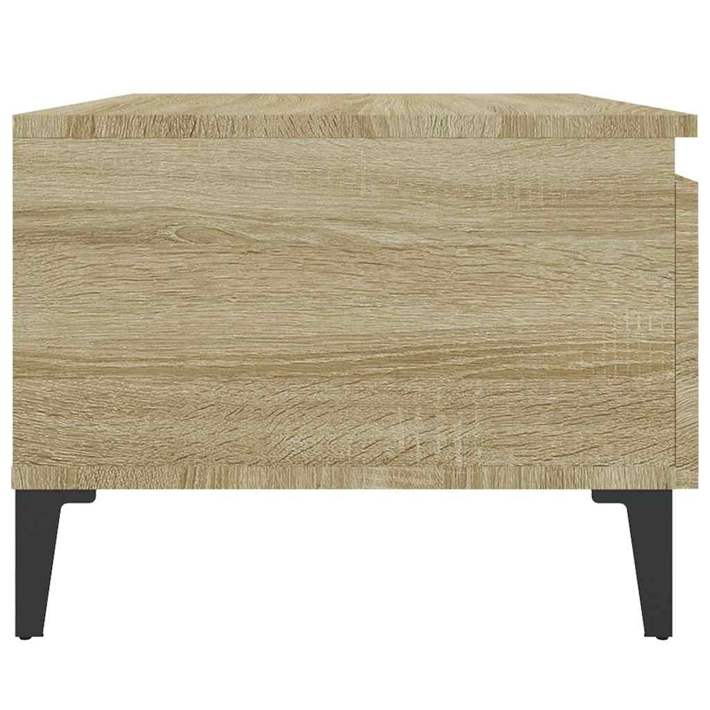 vidaXL Side Tables 2 pcs Sonoma Oak 50x46x35 cm Engineered Wood