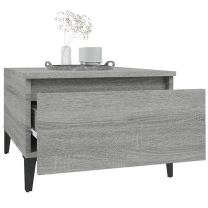 vidaXL Side Tables 2 pcs Grey Sonoma 50x46x35 cm Engineered Wood