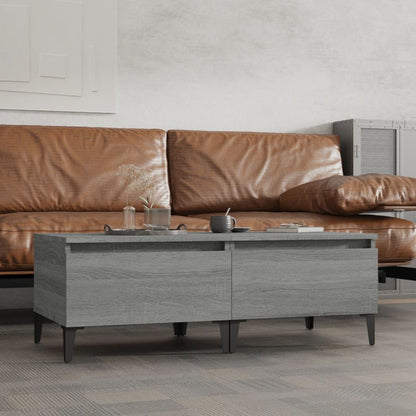 vidaXL Side Tables 2 pcs Grey Sonoma 50x46x35 cm Engineered Wood