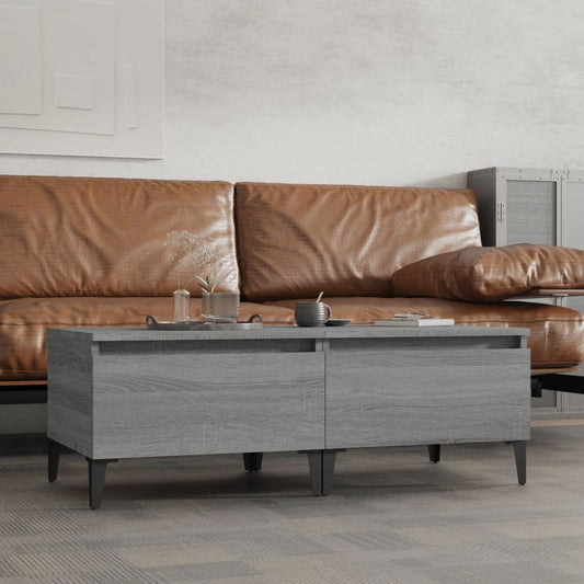 vidaXL Side Tables 2 pcs Grey Sonoma 50x46x35 cm Engineered Wood