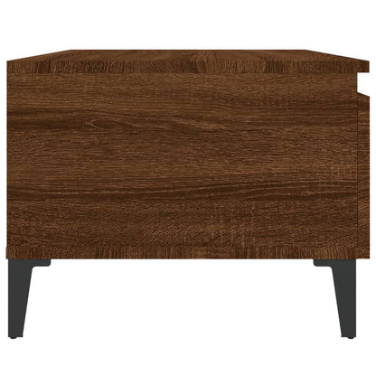 vidaXL Side Tables 2 pcs Brown Oak 50x46x35 cm Engineered Wood