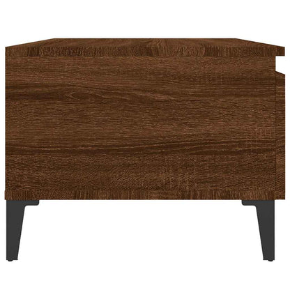 vidaXL Side Tables 2 pcs Brown Oak 50x46x35 cm Engineered Wood