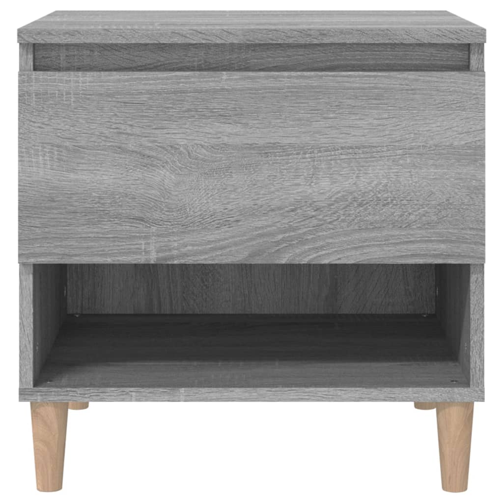vidaXL Bedside Tables 2 pcs Grey Sonoma 50x46x50 Engineered Wood