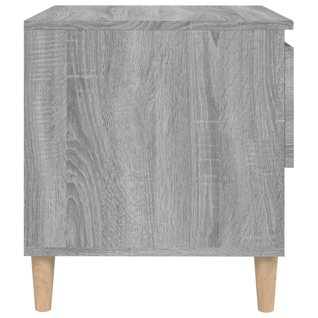 vidaXL Bedside Tables 2 pcs Grey Sonoma 50x46x50 Engineered Wood