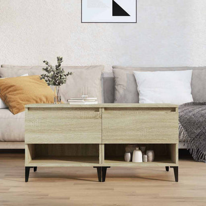 vidaXL Side Tables 2 pcs Sonoma Oak 50x46x50 cm Engineered Wood