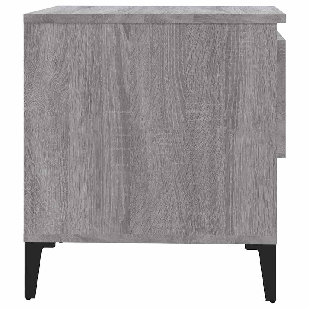 vidaXL Side Tables 2 pcs Grey Sonoma 50x46x50 cm Engineered Wood