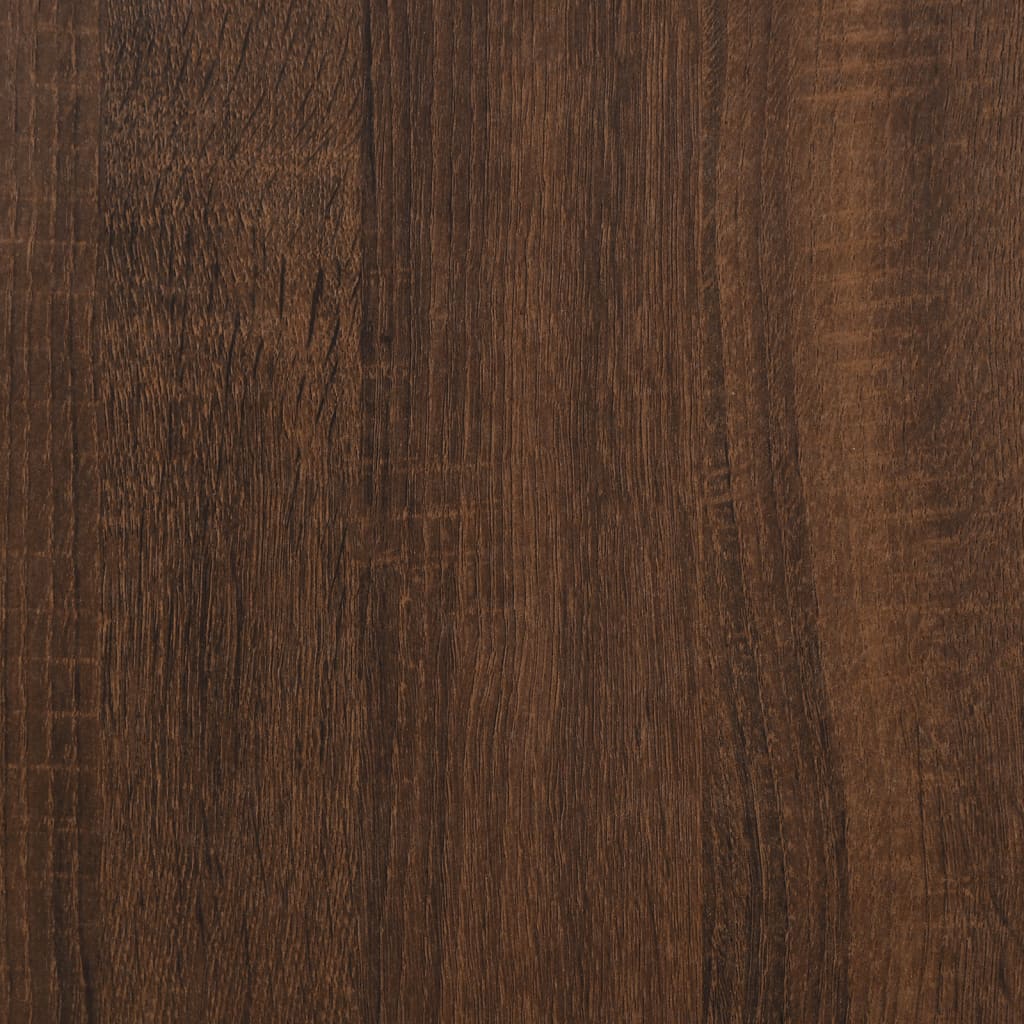 vidaXL Side Table Brown Oak 50x46x50 cm Engineered Wood