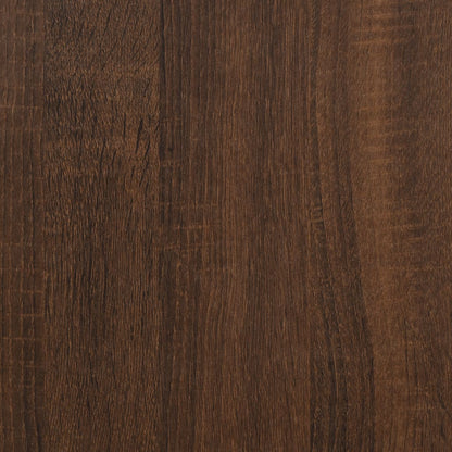 vidaXL Side Table Brown Oak 50x46x50 cm Engineered Wood