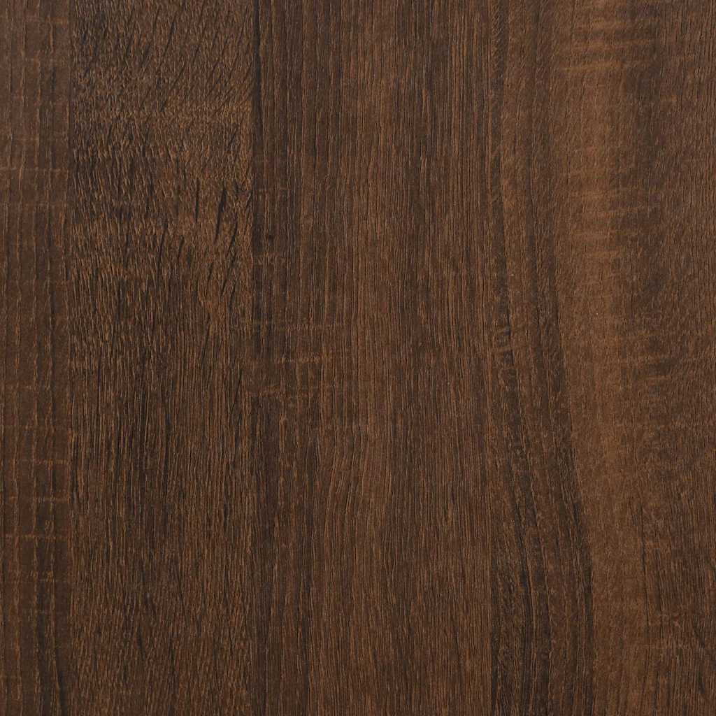 vidaXL Side Tables 2 pcs Brown Oak 50x46x50 cm Engineered Wood