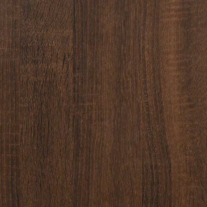 vidaXL Side Tables 2 pcs Brown Oak 50x46x50 cm Engineered Wood