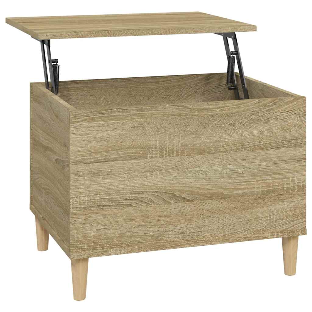 vidaXL Coffee Table Sonoma Oak 60x44,5x45 cm Engineered Wood