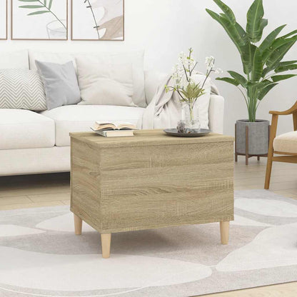 vidaXL Coffee Table Sonoma Oak 60x44,5x45 cm Engineered Wood