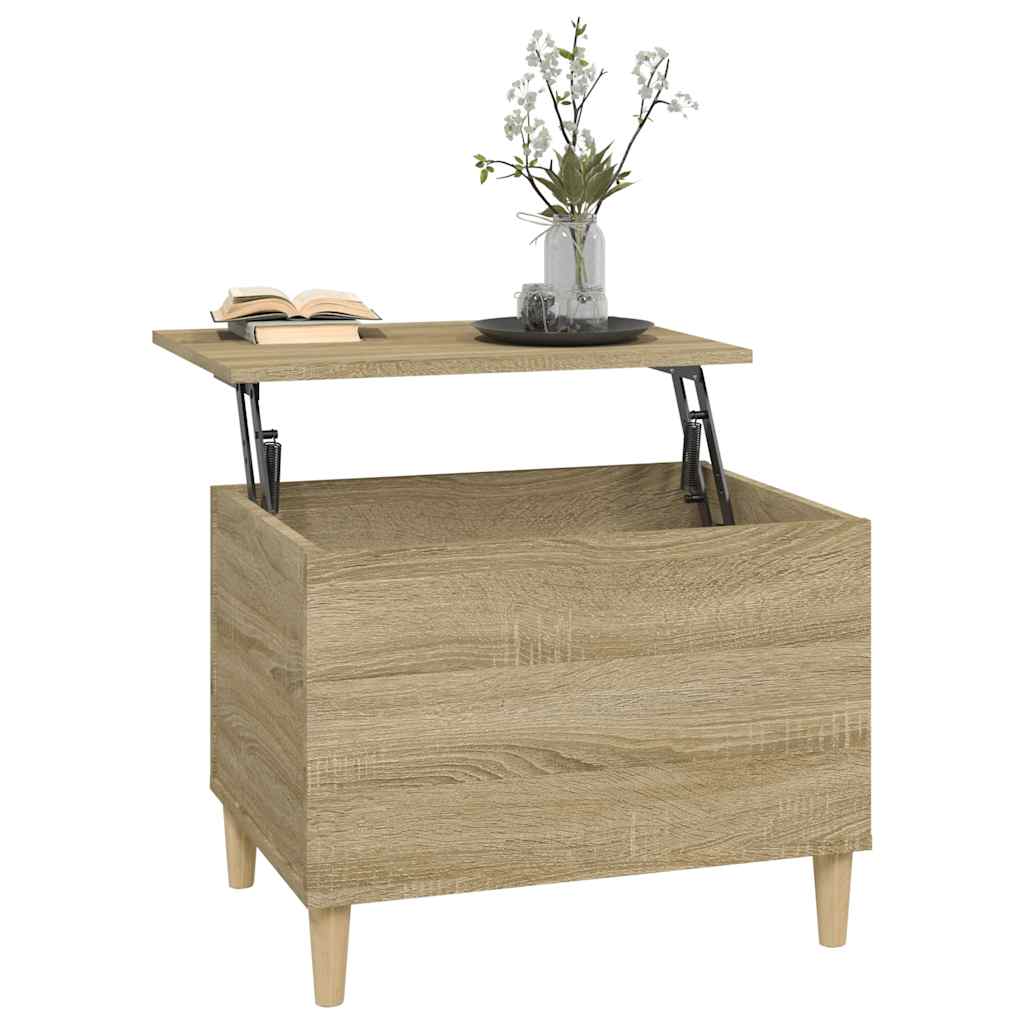 vidaXL Coffee Table Sonoma Oak 60x44,5x45 cm Engineered Wood