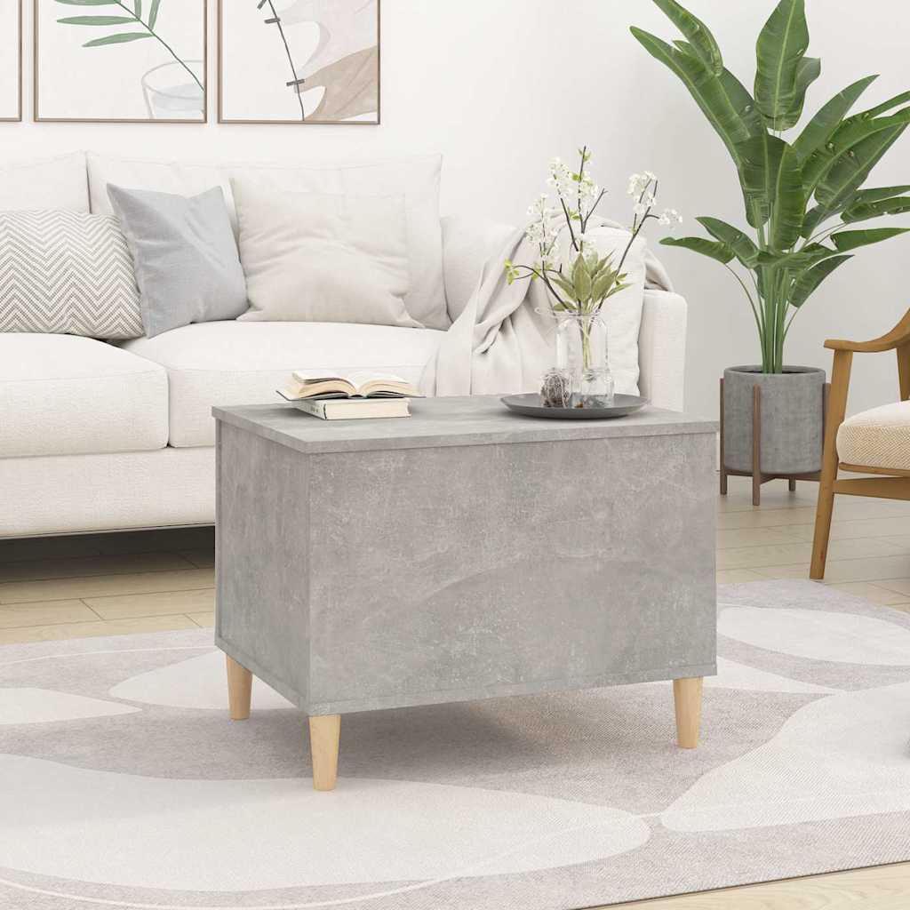 vidaXL Coffee Table Concrete Grey 60x44,5x45 cm Engineered Wood