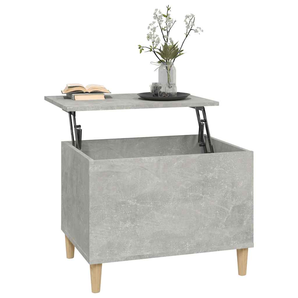 vidaXL Coffee Table Concrete Grey 60x44,5x45 cm Engineered Wood