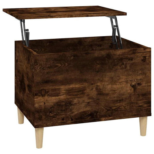 vidaXL Coffee Table Smoked Oak 60x44,5x45 cm Engineered Wood