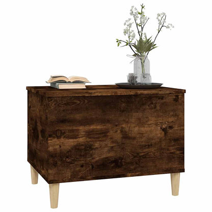 vidaXL Coffee Table Smoked Oak 60x44,5x45 cm Engineered Wood