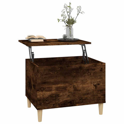 vidaXL Coffee Table Smoked Oak 60x44,5x45 cm Engineered Wood