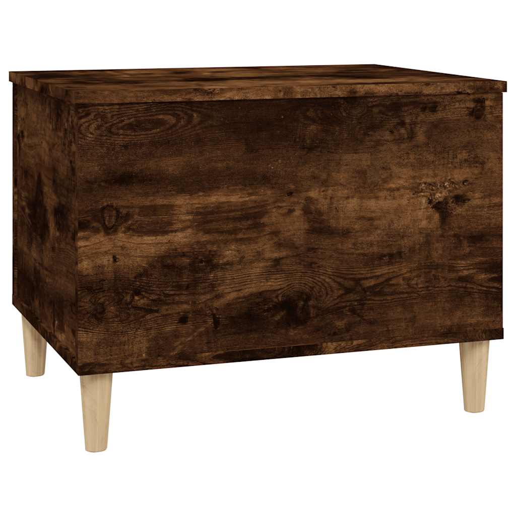 vidaXL Coffee Table Smoked Oak 60x44,5x45 cm Engineered Wood