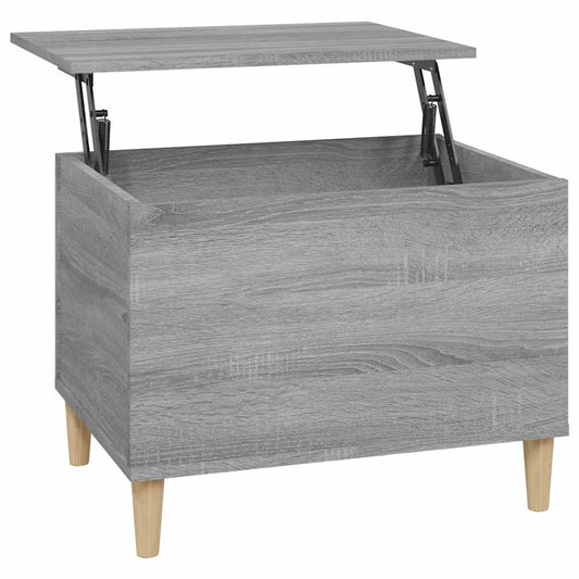 vidaXL Coffee Table Grey Sonoma 60x44,5x45 cm Engineered Wood