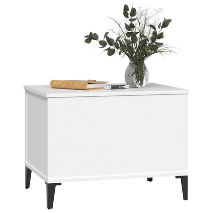 vidaXL Coffee Table White 60x44,5x45 cm Engineered Wood