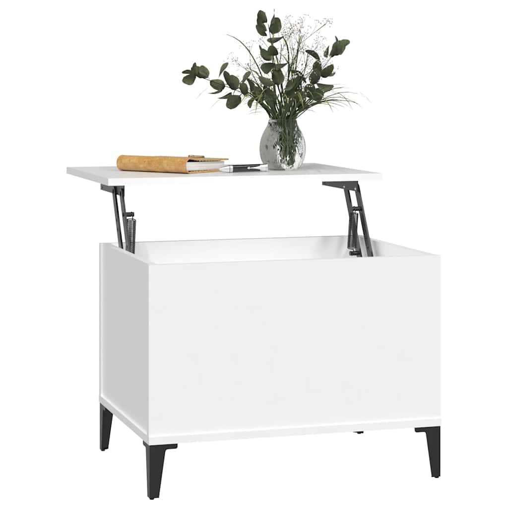 vidaXL Coffee Table White 60x44,5x45 cm Engineered Wood