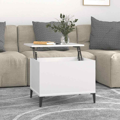 vidaXL Coffee Table White 60x44,5x45 cm Engineered Wood