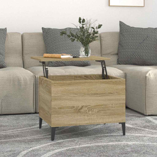 vidaXL Coffee Table Sonoma Oak 60x44,5x45 cm Engineered Wood