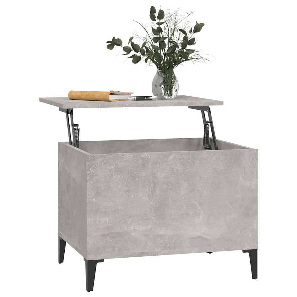 vidaXL Coffee Table Concrete Grey 60x44,5x45 cm Engineered Wood
