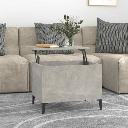 vidaXL Coffee Table Concrete Grey 60x44,5x45 cm Engineered Wood