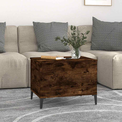 vidaXL Coffee Table Smoked Oak 60x44,5x45 cm Engineered Wood
