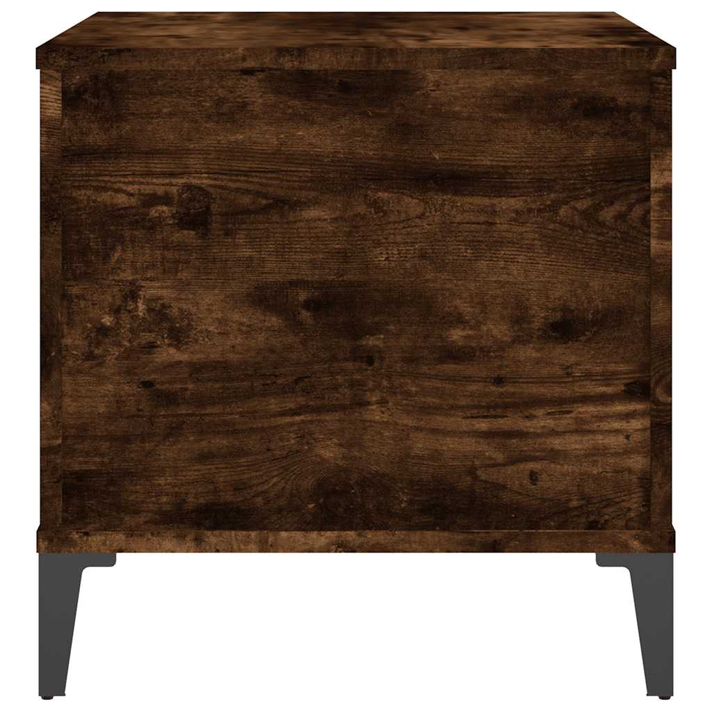 vidaXL Coffee Table Smoked Oak 60x44,5x45 cm Engineered Wood