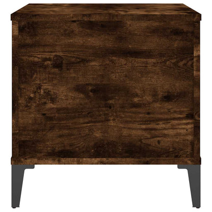 vidaXL Coffee Table Smoked Oak 60x44,5x45 cm Engineered Wood