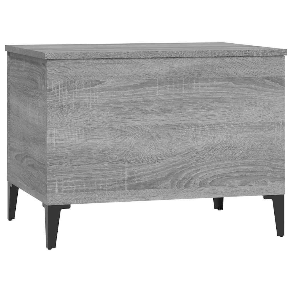 vidaXL Coffee Table Grey Sonoma 60x44,5x45 cm Engineered Wood