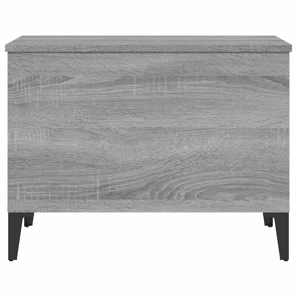vidaXL Coffee Table Grey Sonoma 60x44,5x45 cm Engineered Wood