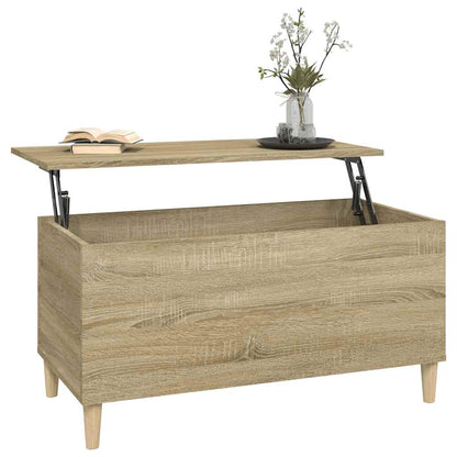 vidaXL Coffee Table Sonoma Oak 90x44,5x45 cm Engineered Wood